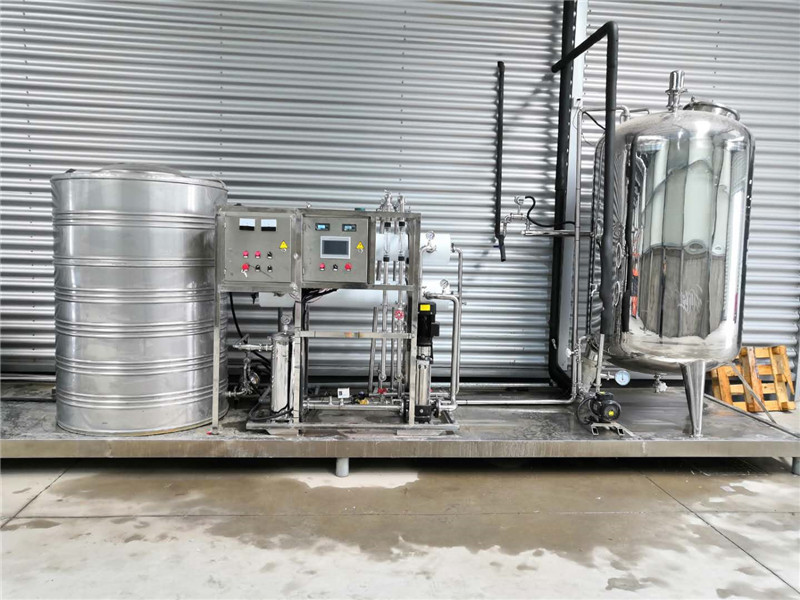 安徽一套  2吨每小时  二级反渗透+EDI主机  医疗纯化水设备